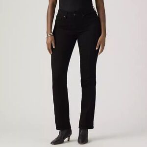 Levi's NWT Women's 314 Shaping Straight Black Jeans